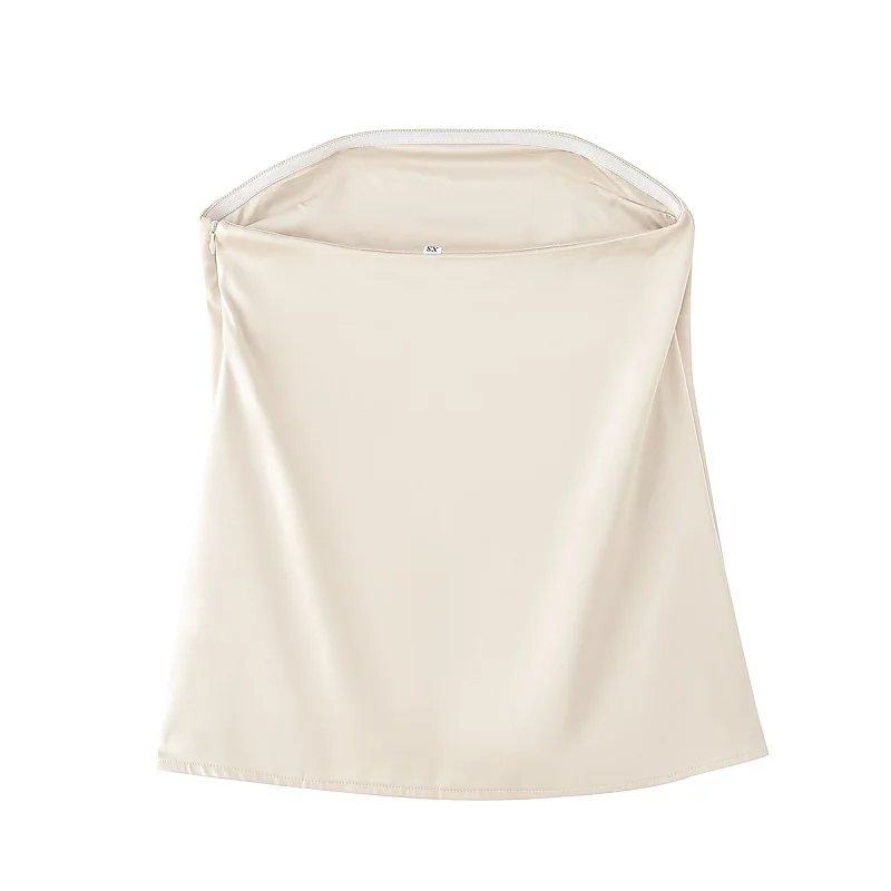 MUJER 2025 conjuntos de pantalones de mujer, pantalones de cintura alta de satén de verano para mujer, pantalones casuales de vacaciones, pantalones de pierna recta para mujer - Imagen 4