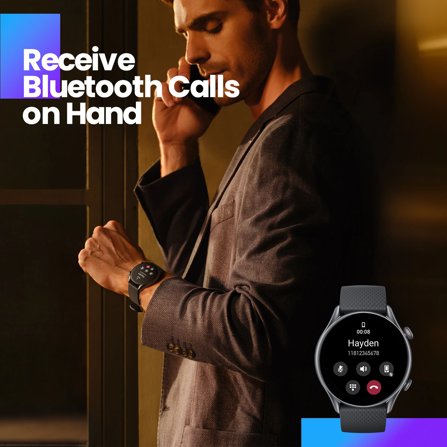 Amazfit GTR 3 Pro GTR3 Pro GTR-3 Pro 46mm Smartwatch Pantalla AMOLED Aplicación Zepp OS Reloj con duración de batería de 12 días Más de 150 modos deportivos - Imagen 4