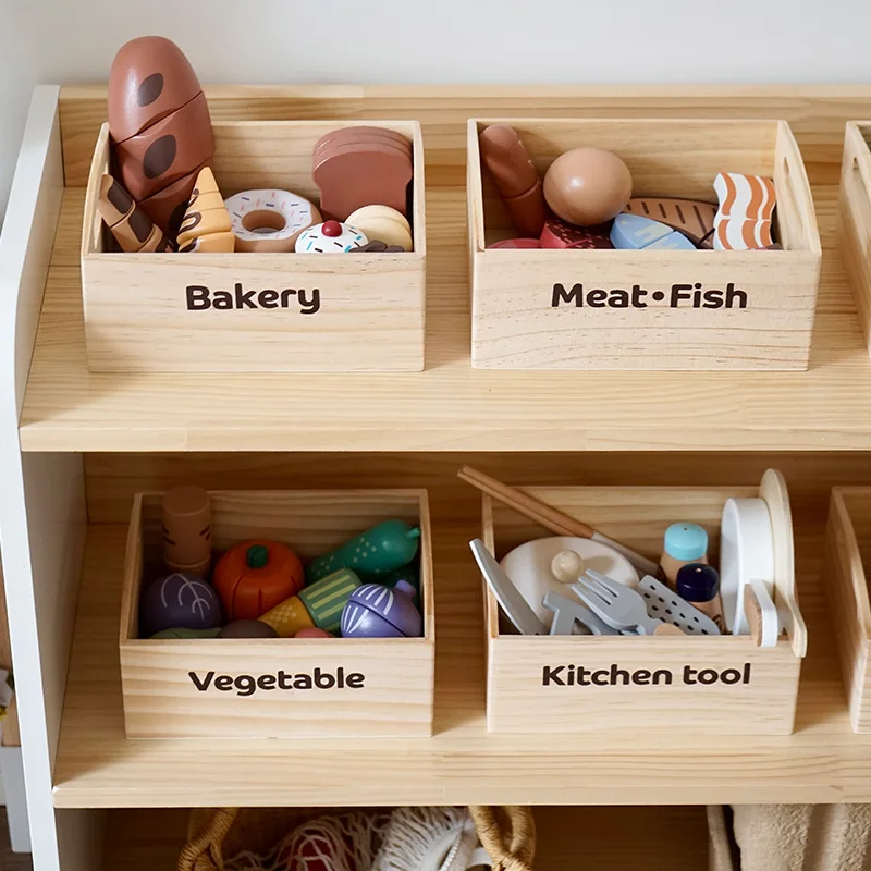 Juego de simulación de madera juguetes de cocina - Imagen 6