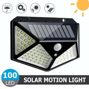 Lámpara Solar multifuncional para decoración de jardín al aire libre, luz LED Solar, foco alimentado por luz Solar impermeable con Sensor de movimiento