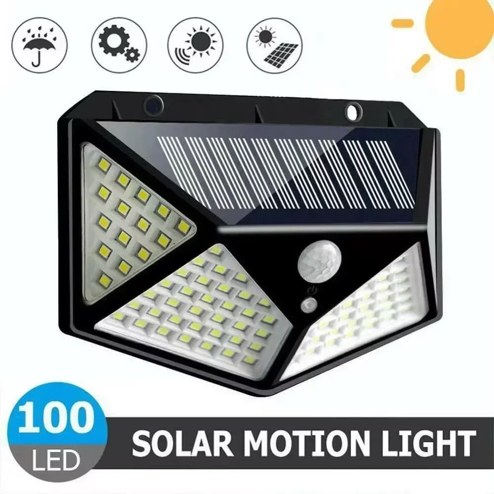 Lámpara Solar multifuncional para decoración de jardín al aire libre, luz LED Solar, foco alimentado por luz Solar impermeable con Sensor de movimiento