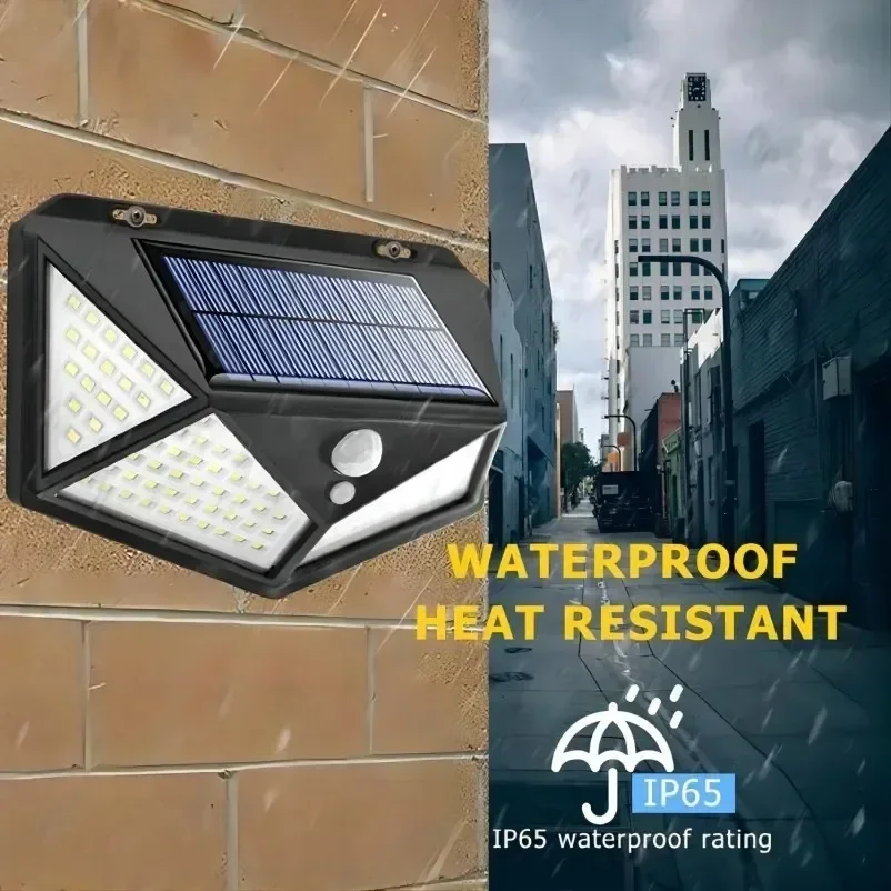 Lámpara Solar multifuncional para decoración de jardín al aire libre, luz LED Solar, foco alimentado por luz Solar impermeable con Sensor de movimiento - Imagen 4