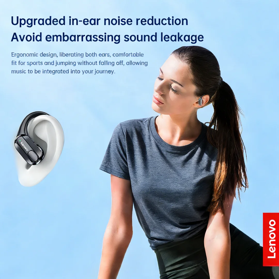 Auriculares inalámbricos deportivos Lenovo XT80 originales con micrófonos, - Imagen 5