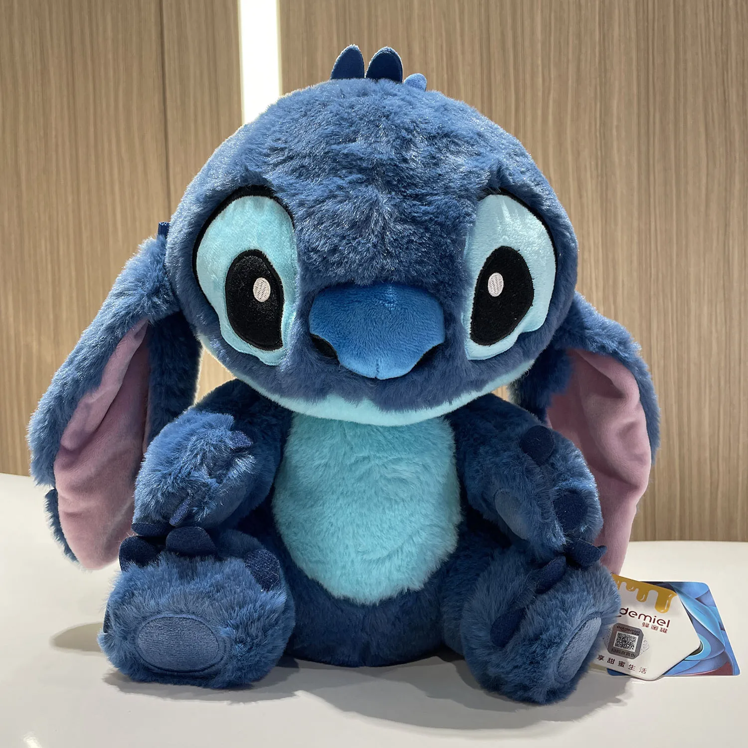 Juguete de peluche genuino de Disney Stitch de 25-30CM, juguetes de peluche de Anime Lilo & Stitch, almohada bonita de dibujos animados Kawaii, juguetes para niños, regalo de cumpleaños - Imagen 6