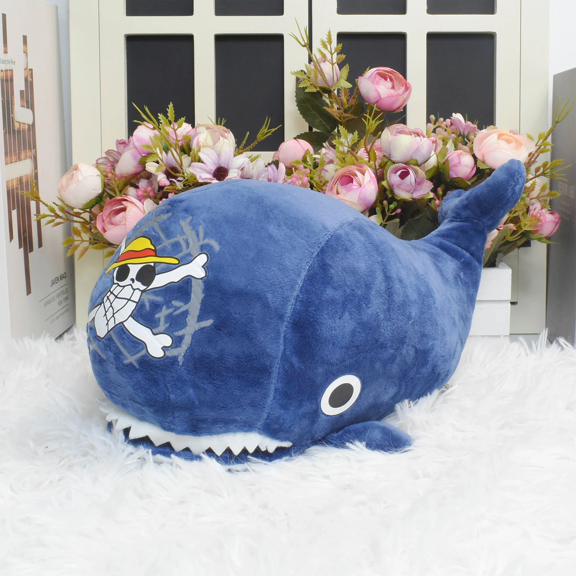 Laboon Peluche, Muñecos de Peluche, Animales de Peluche, Regalo para Niños, Luffy, Animales de Dibujos Animados, Laboon Coleccionable, Peluches Suaves de 20CM, Lindos - Imagen 5