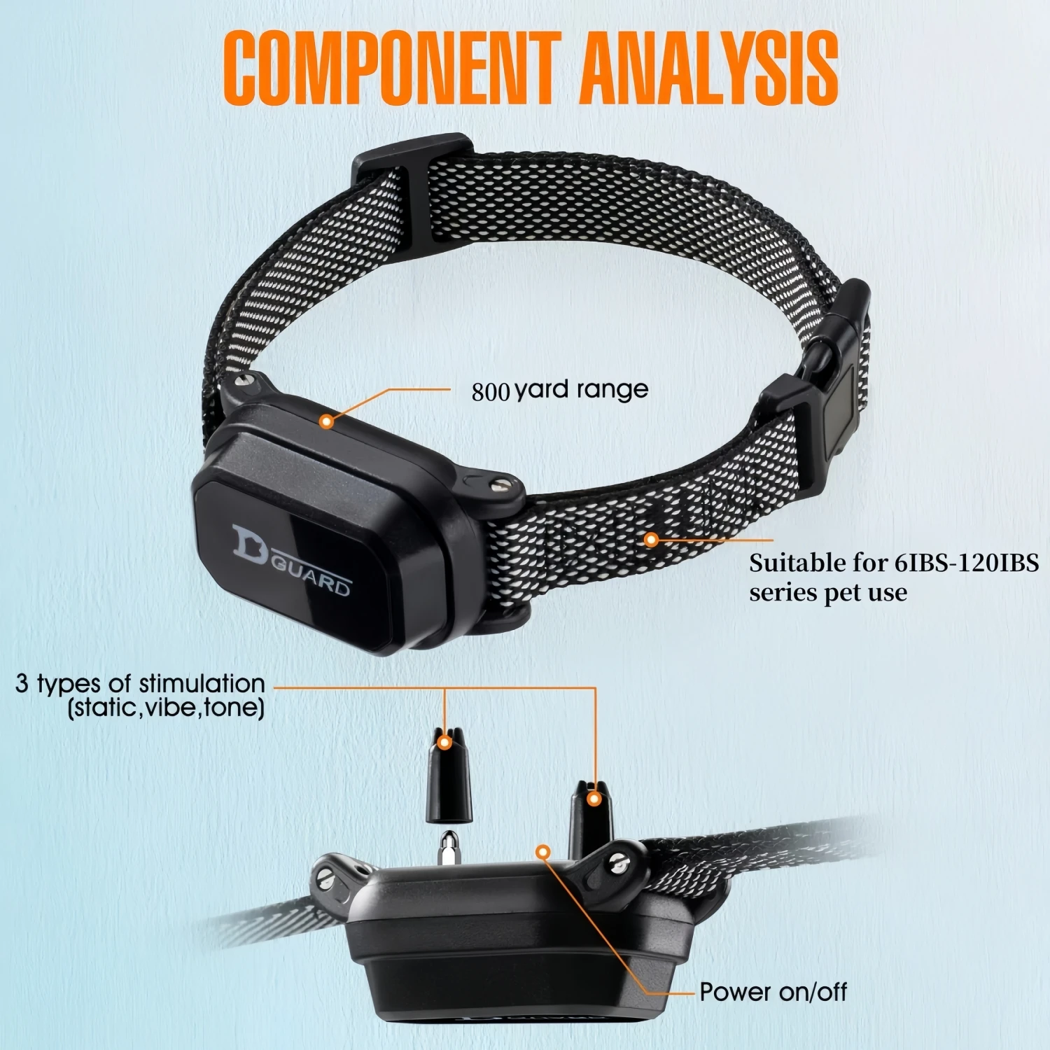 Collar de entrenamiento Digital para perros de 800m, resistente al agua, recargable, Control remoto, mascota con pantalla LCD para todos los tamaños, sonido de vibración de choque - Imagen 2