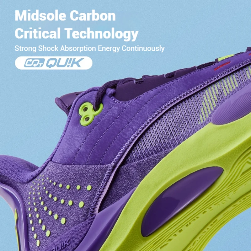 361 grados Team Joker hombres zapatos de baloncesto rebote de combate antideslizante resistente al desgaste CQT-QU! K zapatillas altas estables 572511105 - Imagen 4