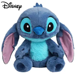Juguete de peluche genuino de Disney Stitch de 25-30CM, juguetes de peluche de Anime Lilo & Stitch, almohada bonita de dibujos animados Kawaii, juguetes para niños, regalo de cumpleaños