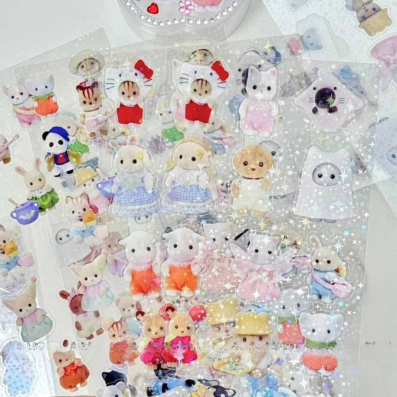 Sylvanian Families pegatina juguete para niños cocina juguetes niña Sylvanians familia niños juguetes para niñas Ternuries Silvania Familiy