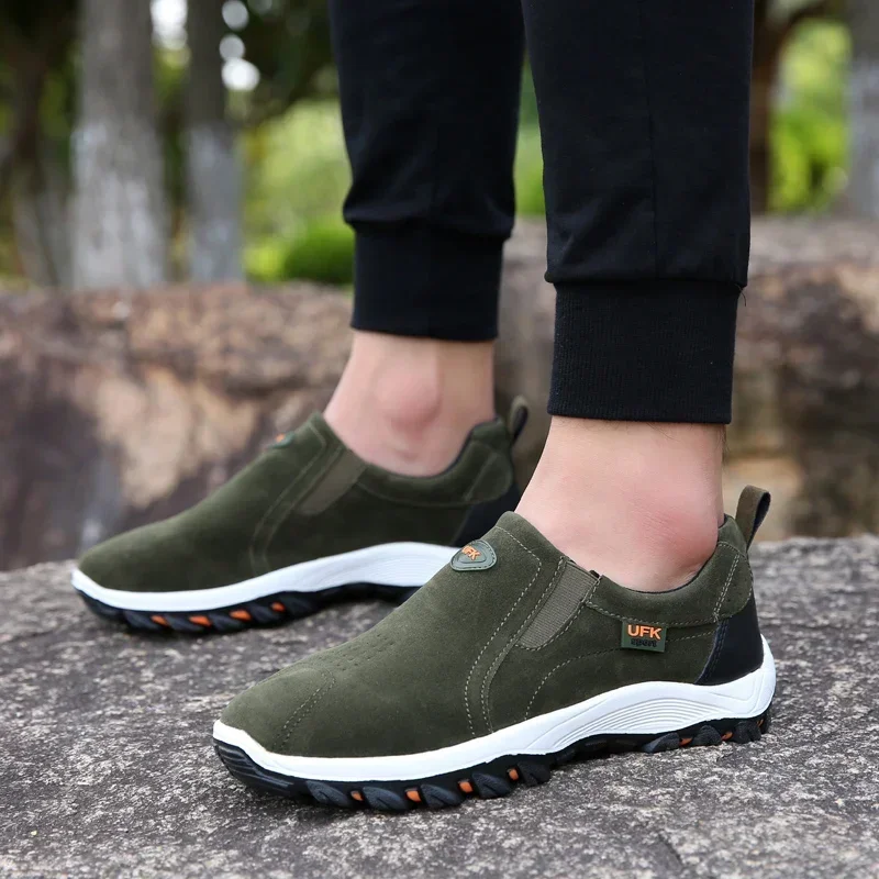 2025 Nuevo senderismo al aire libre, camping, correr, trotar, senderismo de ocio, zapatos deportivos impermeables, antideslizantes y transpirables, talla 38-50 - Imagen 2