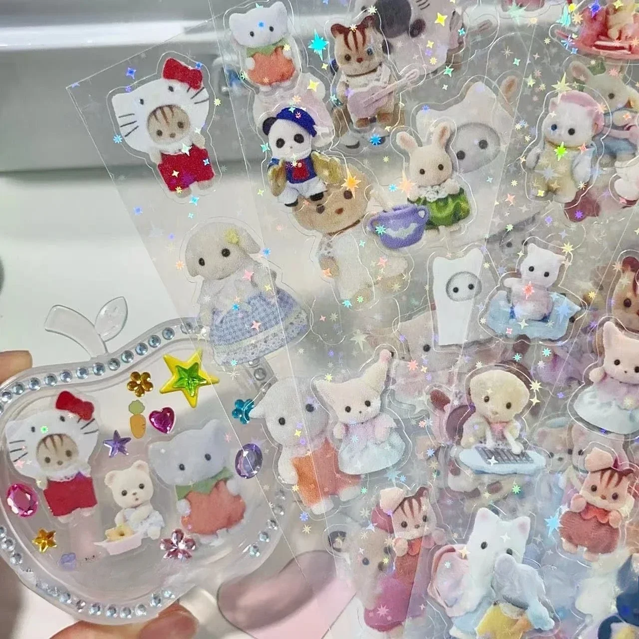 Sylvanian Families pegatina juguete para niños cocina juguetes niña Sylvanians familia niños juguetes para niñas Ternuries Silvania Familiy - Imagen 3