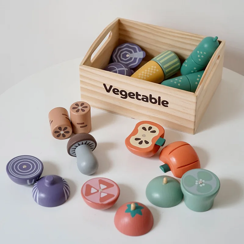 Juego de simulación de madera juguetes de cocina - Imagen 5