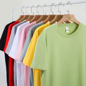 Camisetas lisas de algodón 100% para mujer, camisetas deportivas de manga corta, ropa informal de moda blanca y negra, Tops holgados con cuello redondo para mujer