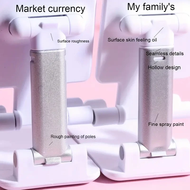 Soporte de escritorio para teléfono móvil para IPhone, IPad, Xiaomi, soporte ajustable para tableta de escritorio, soporte Universal para teléfono móvil - Imagen 4