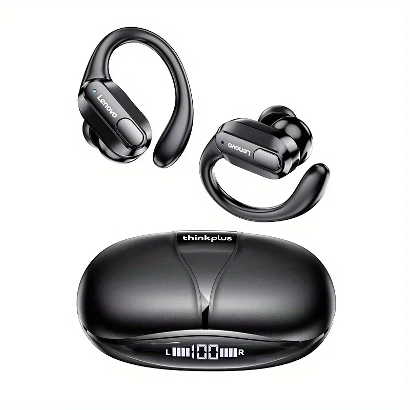 Lenovo XT80 auriculares inalámbricos Bluetooth 5,4 auriculares verdaderos con micrófono Control de botón reducción de ruido ganchos para las orejas auriculares impermeables - Imagen 6