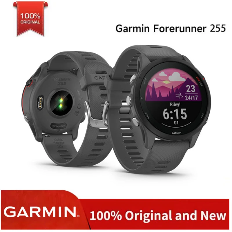 Garmin Forerunner 255 Reloj inteligente para correr, montar,