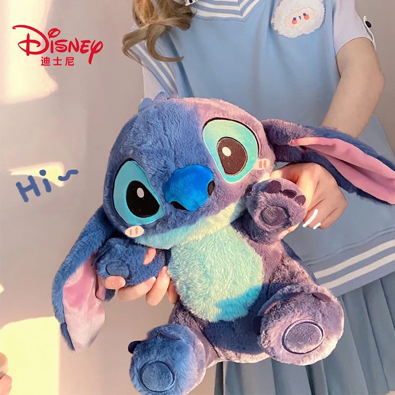 Juguete de peluche genuino de Disney Stitch de 25-30CM, juguetes de peluche de Anime Lilo & Stitch, almohada bonita de dibujos animados Kawaii, juguetes para niños, regalo de cumpleaños - Imagen 2