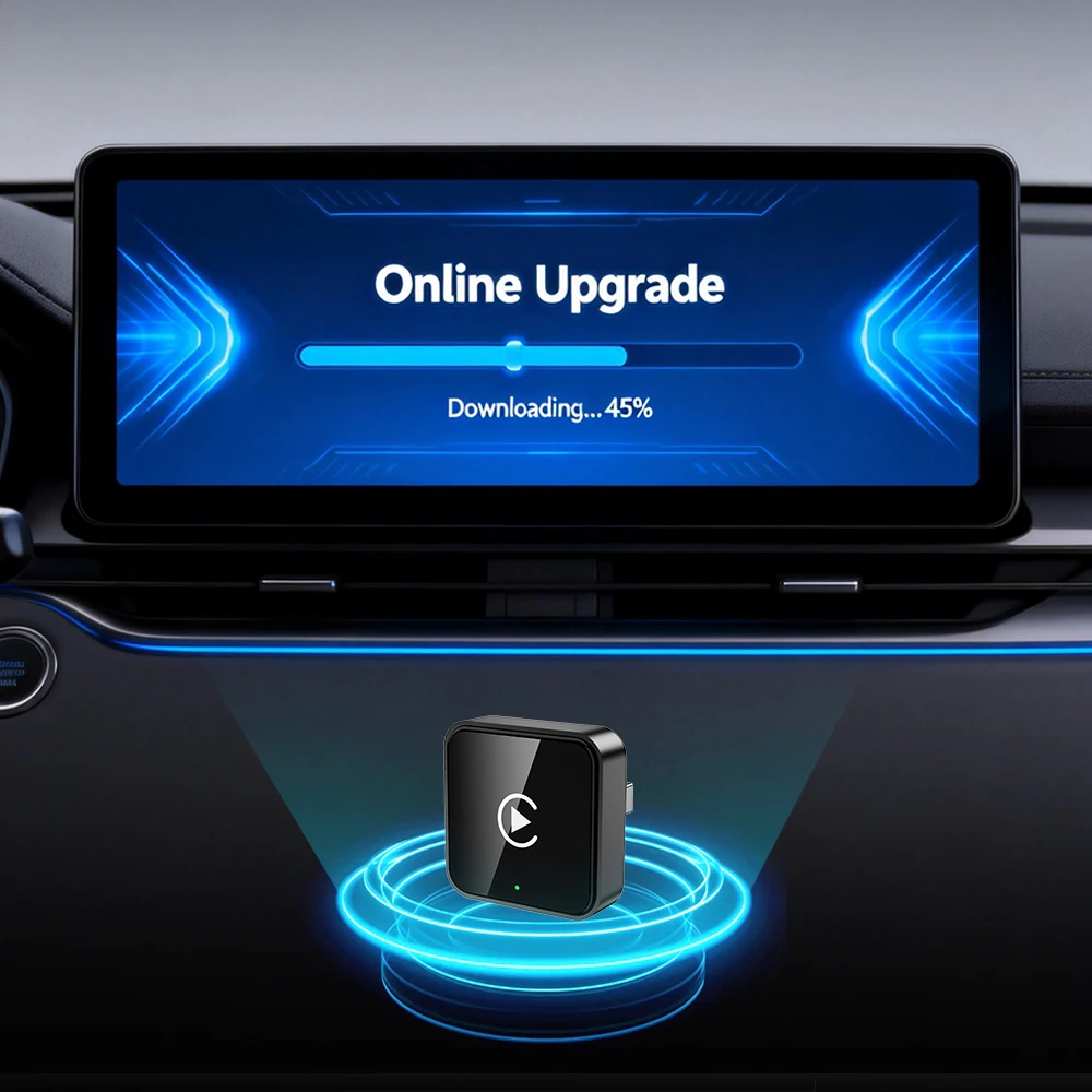 Nuevo Adaptador Inalámbrico 2 en 1 para CarPlay y Android Auto 2026, WiFi de 5 GHz, Tipo-C/USB, Plug and Play, CarPlay Inalámbrico - Imagen 6