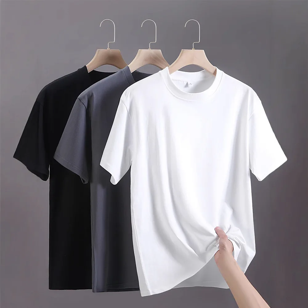 Camisetas de Hombre Verano 2026 100% Algodón Ropa Deportiva Vintage de los 90s Alta Calidad Estilo Urbano Oversize con Gráficos