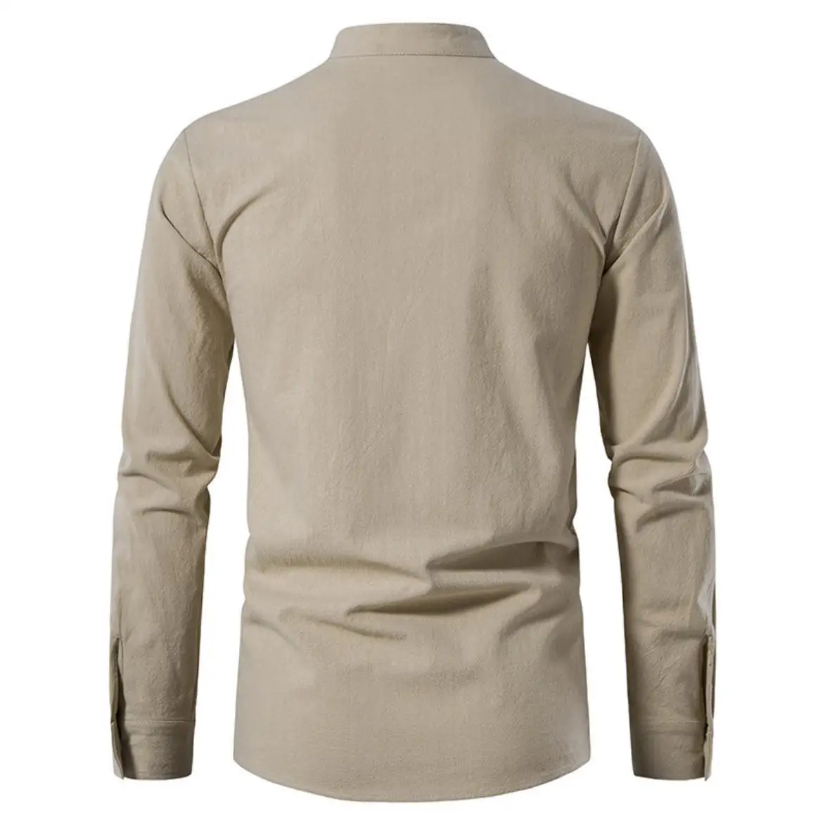 Camisa renacentista para hombre, top vikingo Medieval pirata, camisas de lino y algodón, disfraz de Halloween de manga larga para hombre - Imagen 5