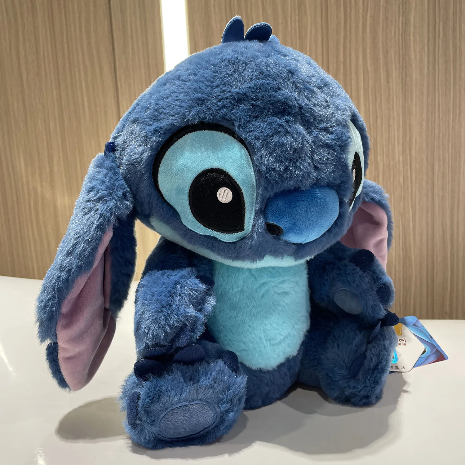 Juguete de peluche genuino de Disney Stitch de 25-30CM, juguetes de peluche de Anime Lilo & Stitch, almohada bonita de dibujos animados Kawaii, juguetes para niños, regalo de cumpleaños - Imagen 5