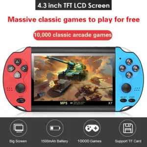 Consola de videojuegos Retro portátil para videojuegos, Mini juegos recreativos portátiles para videojuegos de bolsillo familiar