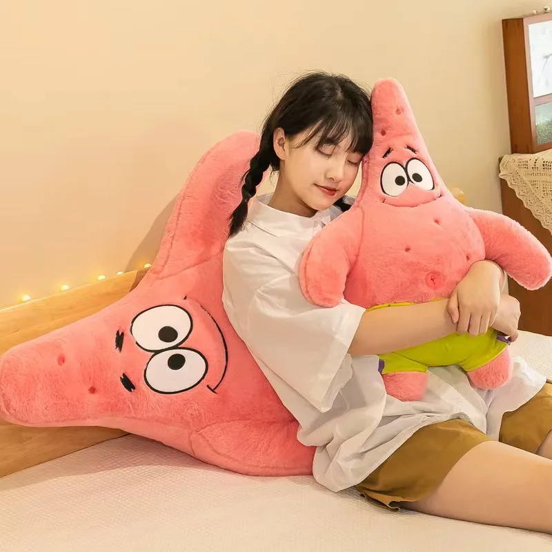 Muñeco de Bob Esponja de 35-100CM, pantalones cuadrados, Patrick Star, juguete de dibujos animados de Anime de peluche, colección de peluche suave y bonita, regalo de cumpleaños para niños - Imagen 3