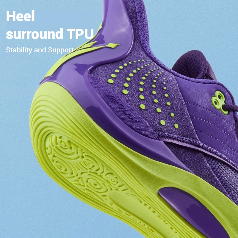 361 grados Team Joker hombres zapatos de baloncesto rebote de combate antideslizante resistente al desgaste CQT-QU! K zapatillas altas estables 572511105 - Imagen 3