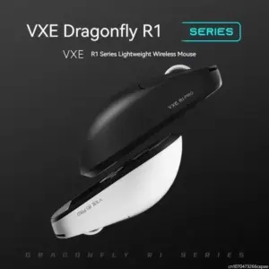 Ratón Inalámbrico VXE Dragonfly R1 con Sensor PAW3395, Nordic 52840, 2KHz FPS, Ratón para Juegos con Velocidad Inteligente y Baja Latencia, para Juegos y Oficina