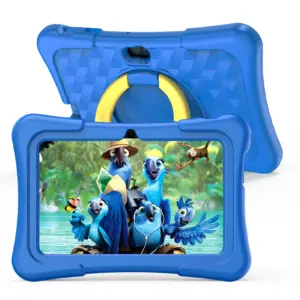 PRITOM Tablet para niños 7 pulgadas Android 13 32 GB WiFi Bluetooth Cámara dual Software educativo instalado con estuche a prueba