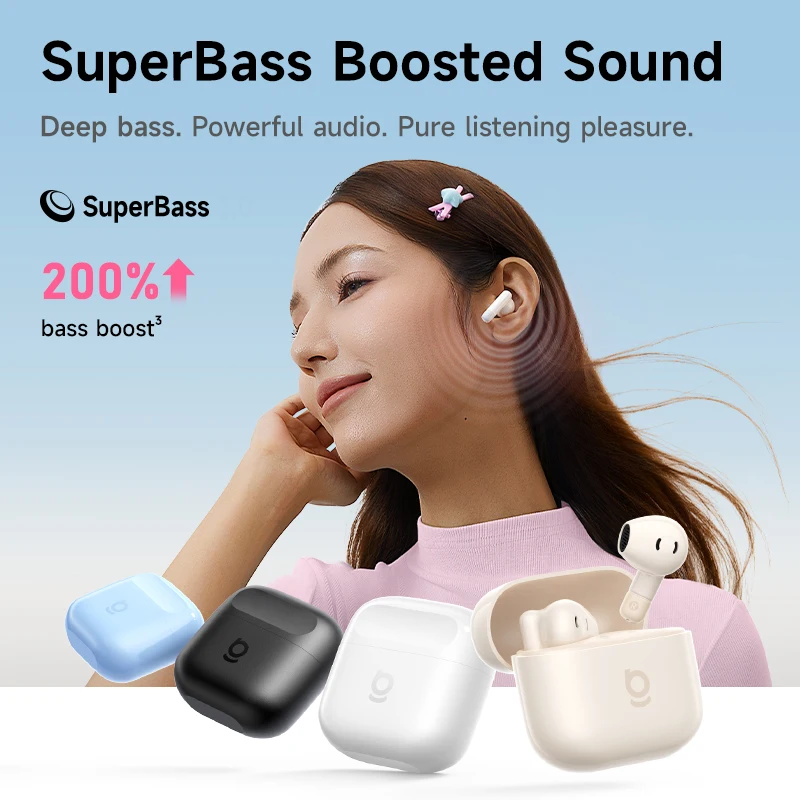 Auriculares Inalámbricos Baseus Bass BS2 Bluetooth - Imagen 2