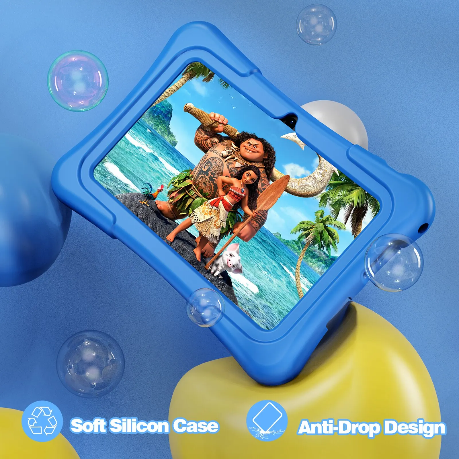 Tableta PRITOM para Niños de 7 Pulgadas, Android 13, 32 GB, WiFi, Bluetooth, Cámara Dual, Software Educativo Instalado, con Funda Protectora - Imagen 3