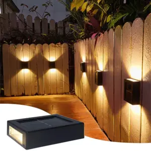 Luz LED Solar para exteriores, lámpara con Sensor de iluminación Solar, farolas, decoración de jardín Exterior, guirnalda, colector Solar impermeable