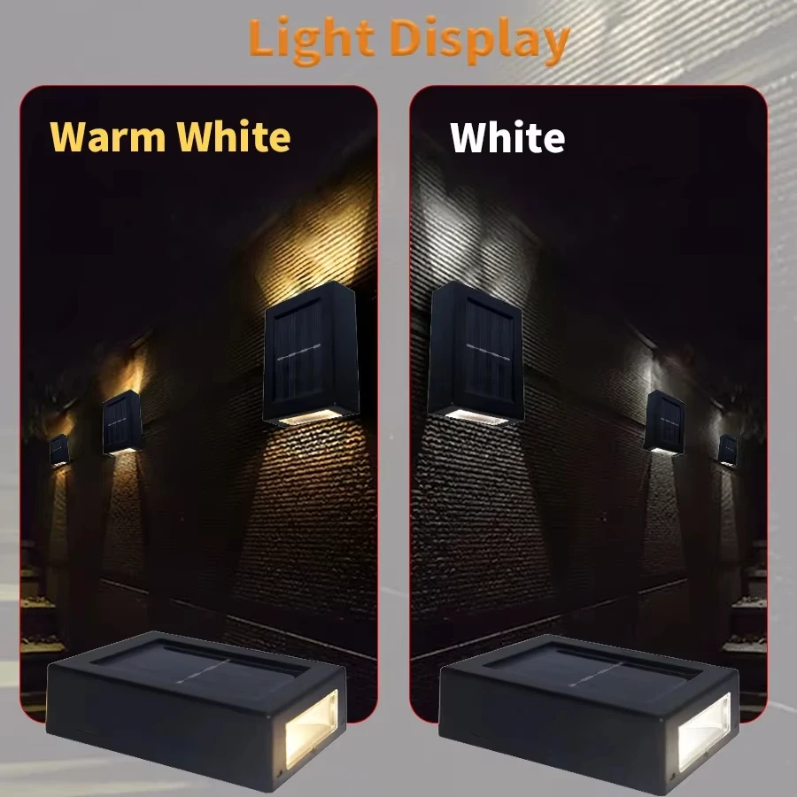 Luz LED Solar para exteriores, lámpara con Sensor de iluminación Solar, farolas, decoración de jardín Exterior, guirnalda, colector Solar impermeable - Imagen 4