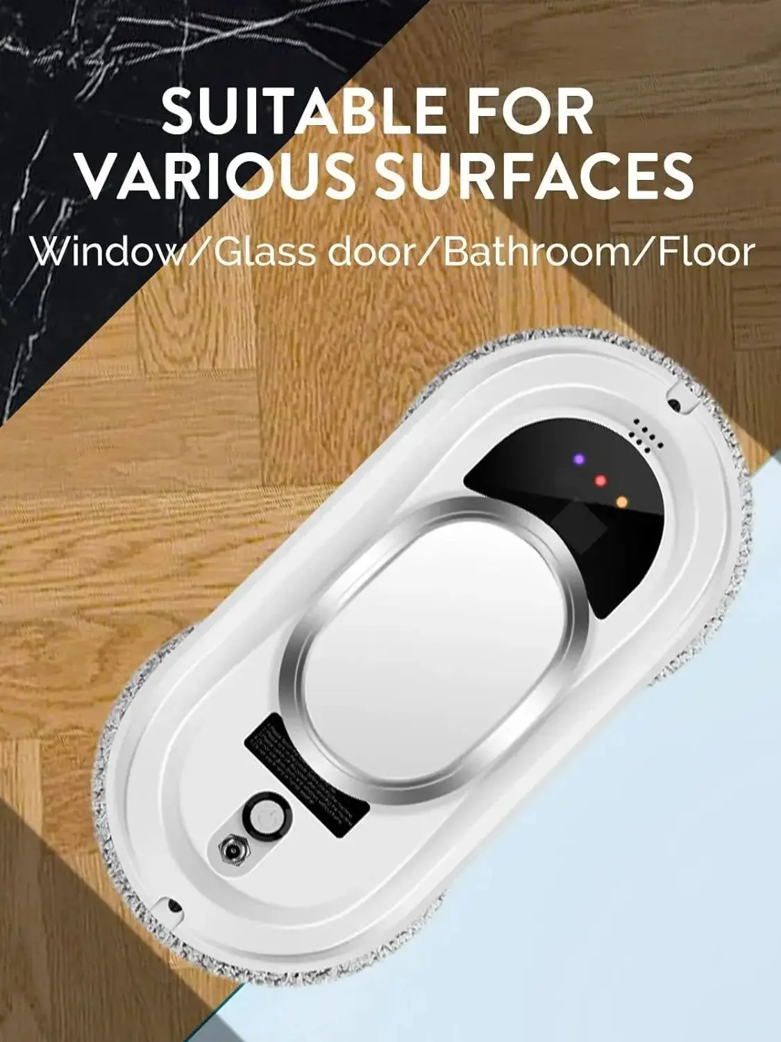 Robot eléctrico de limpieza de ventanas 5600Pa, Limpiacristales automático y con Control remoto, Robot de lavado de vidrio al vacío para electrodomésticos - Imagen 3