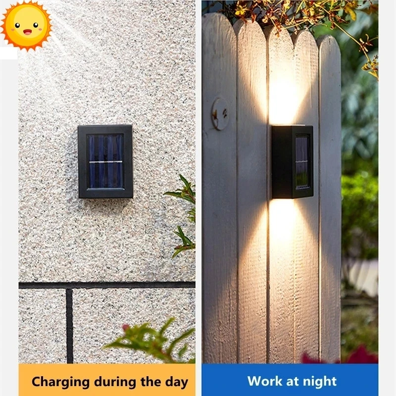 Luz LED Solar para exteriores, lámpara con Sensor de iluminación Solar, farolas, decoración de jardín Exterior, guirnalda, colector Solar impermeable - Imagen 3