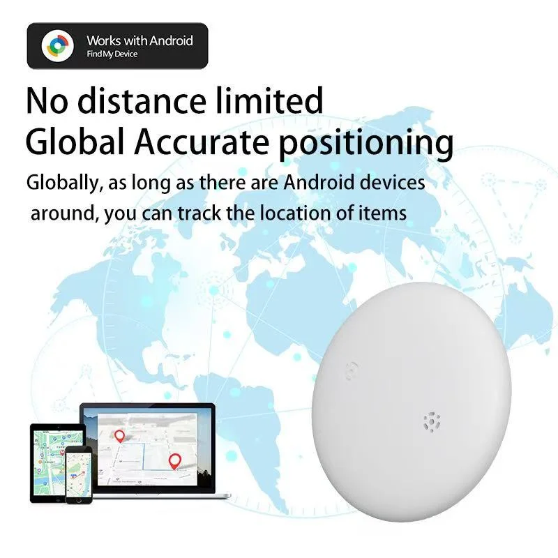 Rastreador Global Android Compatible con Google Find Hub, Localizador de Posición Global, Reemplazo de Airtag, Buscador Inteligente para Coche, Niños, Mascotas y Bolsas - Imagen 2